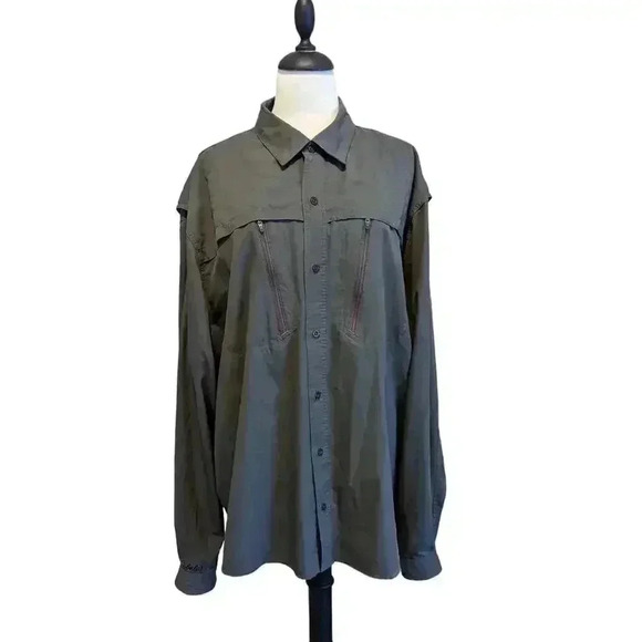 Cabela's 4Most UPF 30 Long Sleeve Fishing Shirt with Ventilation Size 2XL - Picture 1 of 5